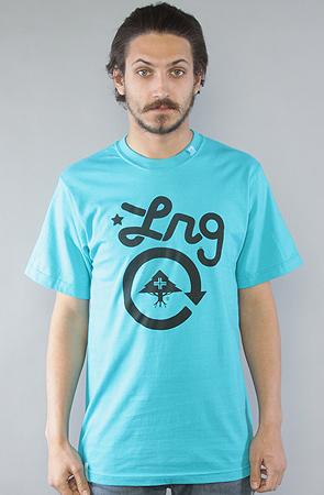 LRG Core Collection Men's The Core Collection Ten Tee in Turquoise, T-shirts
