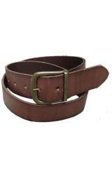 Staghound Belts:dean Belt In Dark Brown, Belts For Unisex