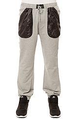 Black Apple:the Varick Sweatpants In Grey, Pants For Men