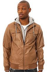 Obey:the Rapture Jacket In Light Brown, Jackets For Men