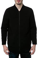 Control Sector: The Neoprene Viscose Jacket In Black, Jackets For Men