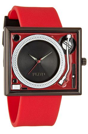 Flud Watches Men's The Turntable Watch In Red & Black, Watches