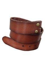 Staghound Belts:switchem Leather Belt Strap In Vintage Brown, Belts For Unisex