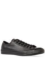 Converse:the Chuck Taylor All Star Leather Sneaker In Black, Sneakers For Men