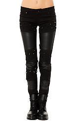 Tripp Nyc:the Spike & Faux Leather Pant, Pants For Women