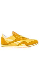 Reebok: The Classic Nylon Sneaker In Forage Green & Trophy Gold, Sneakers For Women