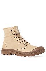 Palladium:the Pampa Hi Boot In Stonewashed Dark Khaki, Boots For Men