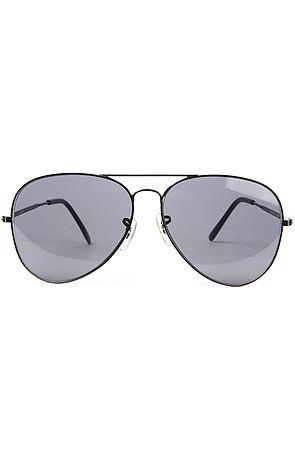 Replay Vintage Sunglasses Unisex's The Sure No Logo Aviator In Black, Sunglasses