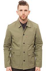 Levis Skateboarding Collection:the Skate Bdu Jacket In Deep Lichen Green, Jackets For Men