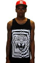 8103:the Leopard Tank_black, Tank Tops For Men