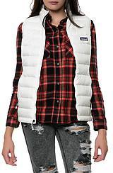 Patagonia: The Down Sweater Vest In Birch White, Winter Coats & Jackets For Women