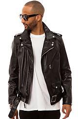 Schottnyc:the 626 Motorcycle Jacket In Black Leather, Winter Coats & Jackets For Men