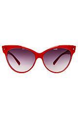 *mkl Accessories:the No. 5 Sunglasses In Ruby Red, Sunglasses For Women