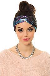 Gold Saturn:the Supernova Galaxy Turban, Accessories For Women
