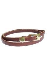 Staghound Belts:lindy Belt In Brown, Belts For Women