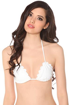 Beach Riot Women's The Lagoon Top In White, Swimwear