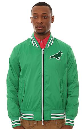 Staple Men's The Striker Nylon Jacket In Green, Jackets