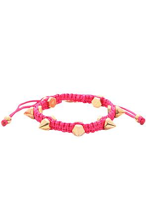 *accessories Boutique Women's The Drawstring Spike Bracelet In Pink, Jewelry