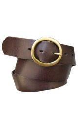 Staghound Belts:kerri Belt In Dark Brown, Belts For Women