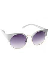 Burger And Friends:strangers Sunglasses (white), Sunglasses For Women