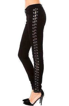 Tripp Nyc Women's The Side Lace-up Jean, Pants