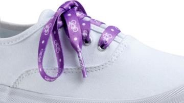 Keds Bike Dot Shoe Laces Purple Bike