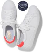 Keds Ace Leather White Coral, Size 5.5m Women Inchess Shoes