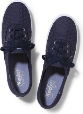 Keds Champion Mini Daisy Navy, Size 5m Women Inchess Shoes