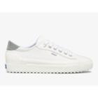 Keds Demi Trx Leather White Silver, Size 11m Women Inchess Shoes