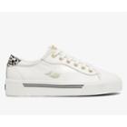 Keds Crew Kick Alto Leather Cream Leopard, Size 9.5m Women Inchess Shoes