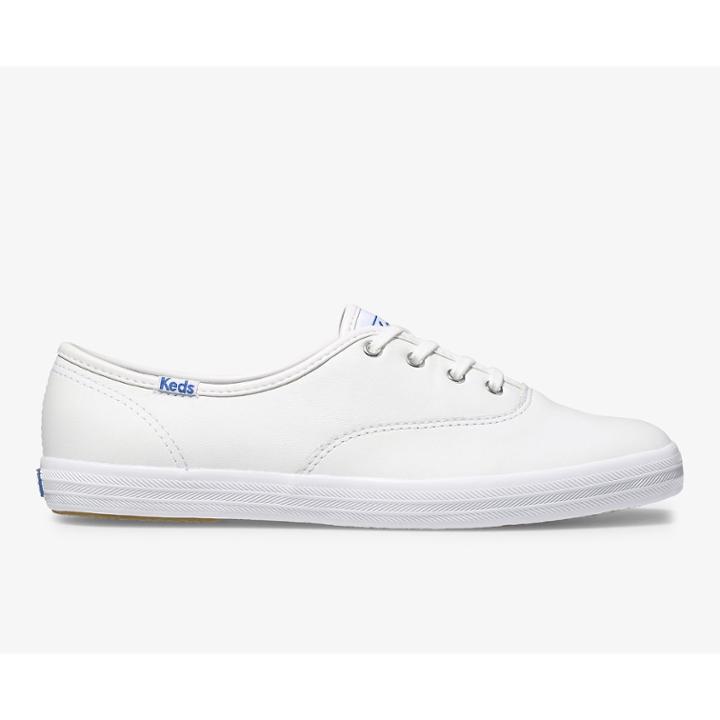 Keds Champion Originals Leather White, Size 10m Women Inchess Shoes