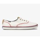 Keds Champion Pennant Off White Canvas, Size 9.5m Women Inchess Shoes