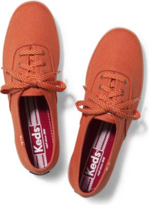 Keds Champion Micro Dot Lace Orange Rust