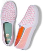 Keds X Alaina Marie Double Decker Mesh Waves Coral, Size 5m Women Inchess Shoes