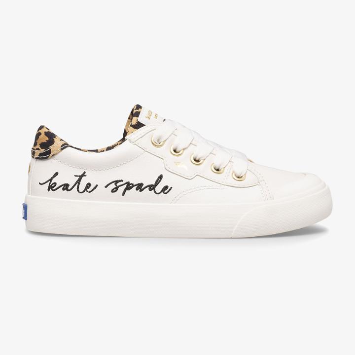 Keds X Ksny Crew Kick  Inches75 White/leopard, Size 6m Keds Shoes