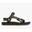 Keds Trio Eco Sandal Tencel&trade; Leopard Black Tan, Size 9m Women Inchess Shoes