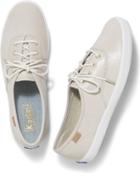 Keds Champion Pretty Leather Ivory, Size 5m Women Inchess Shoes