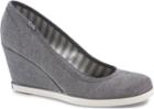 Keds Damsel Wedge Pewter, Size 5m Women Inchess Shoes