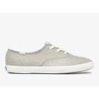 Keds Champion Wave Metallic Silver Metallic, Size 9m Women Inchess Shoes