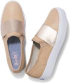 Keds Triple Bandeau Leather Natural, Size 5m Women Inchess Shoes