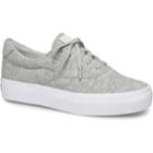 Keds Rise Jersey Lt Gray, Size 6m Women Inchess Shoes
