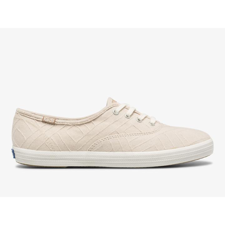 Keds Champion Geo Jersey Blush, Size 9.5m Women Inchess Shoes