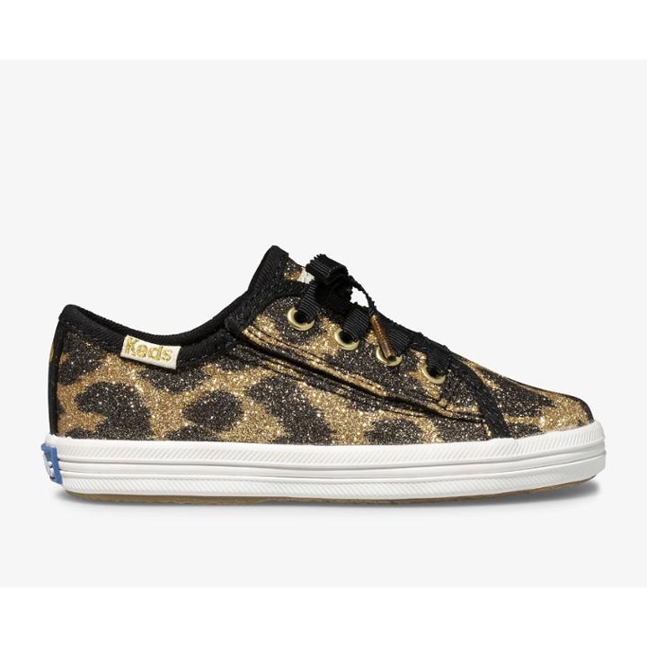 Keds X Kate Spade New York Kickstart Jr. Glitter Leopard Glitter Leopard, Size 8.5m Keds Shoes
