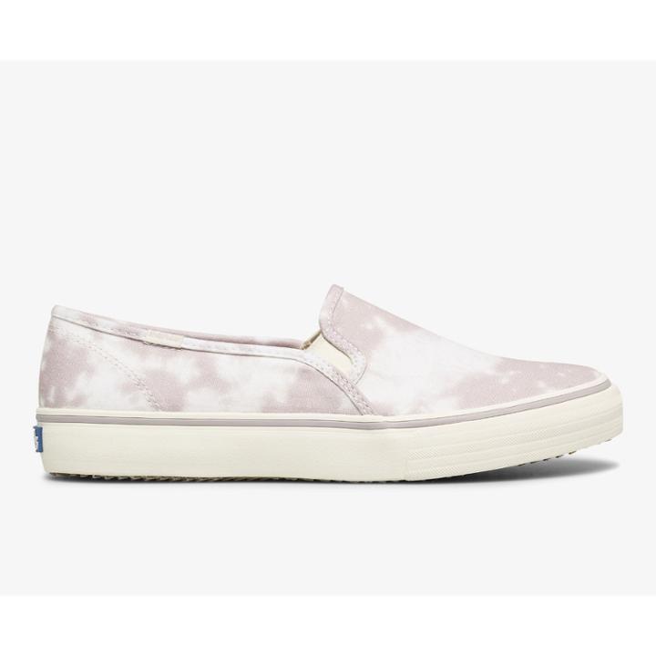 Keds Washable Double Decker Tie Dye Mauve Multi, Size 7.5m Women Inchess Shoes
