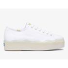 Keds Triple Up Canvas Wave Foxing White Multi, Size 6.5m Women Inchess Shoes