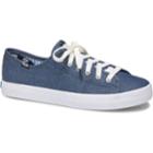 Keds X Draper James Kickstart Chambray Navy, Size 6.5m Women Inchess Shoes