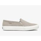 Keds Double Decker Perf Suede Grey, Size 9m Women Inchess Shoes