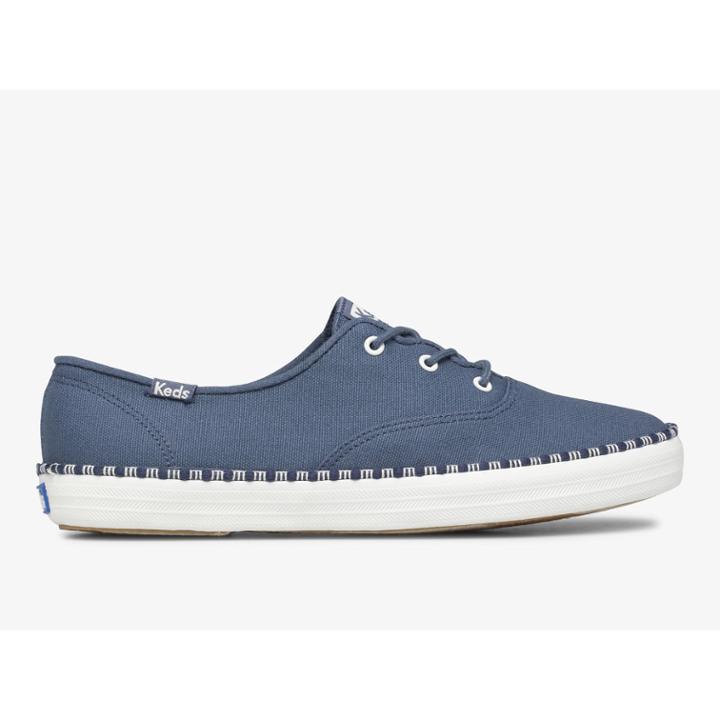 Keds Champion Wave Navy, Size 7m Women Inchess Shoes