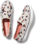 Keds Double Decker Butterfly Natural, Size 5m Women Inchess Shoes