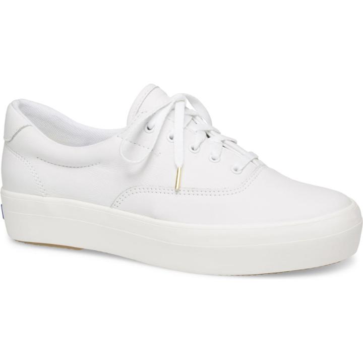 Keds Rise Leather White, Size 11m Women Inchess Shoes